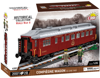 COBI Compiègne Wagon (22 June 1940) Train Car : Set #6289 Cobi Kit Cobi Toys