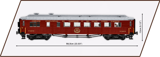 COBI Compiègne Wagon (22 June 1940) Train Car : Set #6289 Cobi Kit Cobi Toys