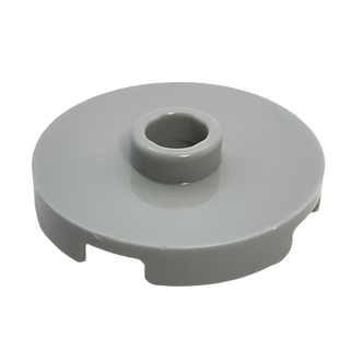 Tile, Round 2x2 with Open Stud, Part# 18674 Part LEGO® Light Bluish Gray