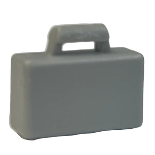 Minifigure, Utensil Briefcase / Suitcase, Part# 4449 Part LEGO® Light Gray