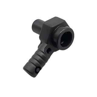 Minifigure, Weapon Bar on Front, Stud on Back, Part# 50018c Part LEGO® Pearl Dark Gray