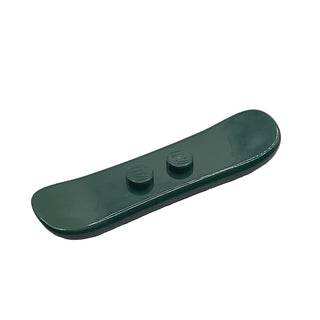 Minifigure, Utensil Snowboard Small, Part# 18746 Part LEGO® Dark Green