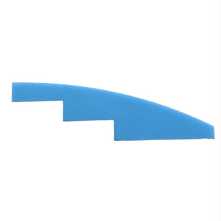 Slope, Curved 4 x 1, Part# 61678 Part LEGO® Medium Blue