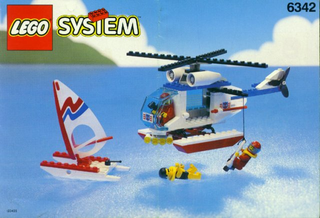 Beach Rescue Chopper, 6342 Building Kit LEGO®   