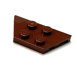 Wedge, Plate 2 x 4, Part# 51739 Part LEGO® Reddish Brown  