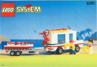 Surf N' Sail Camper, 6351 Building Kit LEGO®   