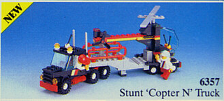 Stunt 'Copter N' Truck, 6357 LEGO® Classic Town Set Building Kit LEGO®