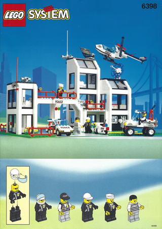 6398-Central Precinct HQ - INSTRUCTIONS ONLY Instructions LEGO®