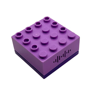 Electric, Sound Brick 4 x 4 with Medium Lavender Top and 31 Randomized Sounds (Talking Sorting Hat), Part# 3677c01 Part LEGO®