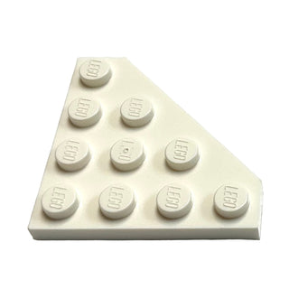 Wedge, Plate 4 x 4 Cut Corner, Part# 30503 Part LEGO® White