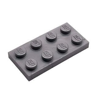 Plate 2x4, RARE Non-Production Colors, Part# 3020 Part LEGO® Flat Silver