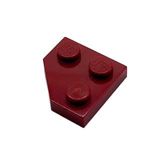 Wedge, Plate 2 x 2 Cut Corner, Part# 26601 Part LEGO® Dark Red