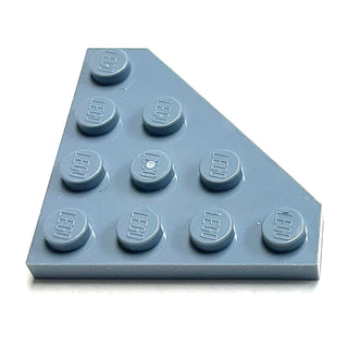 Wedge, Plate 4 x 4 Cut Corner, Part# 30503 Part LEGO® Sand Blue