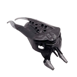 Bionicle Head, Barraki Mantax with Marbled Flexible Rubber Pearl Light Gray Mandibles and Horns Pattern, Part# 57550pb01 Part LEGO®