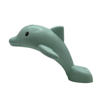 Baby Dolphin, Jumping with Black Eyes, 49579pb03 LEGO® Animals LEGO®