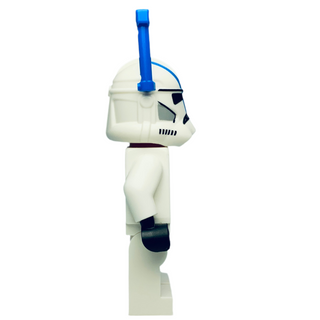 Clone Trooper Officer, 501st Legion (Phase 2) - White Arms, Blue Rangefinder, Nougat Head, Helmet with Holes, sw1246 Minifigure LEGO®