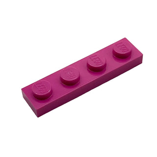 Plate 1x4, Part# 3710 Part LEGO® Dark Pink 1 Part