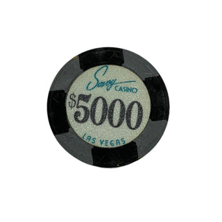 Savoy Casino Poker Chips Vegas TV Series (2012-2013) Movie Prop Y'allywood Props $5000 Chip