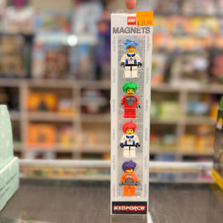 Magnet Set, Minifigures Exo-Force (4) - Ha-Ya-To, Ryo - Purple Hair, Takeshi, Hikaru blister pack, 4493858 - LEGO® Exo-force Set Building Kit LEGO®