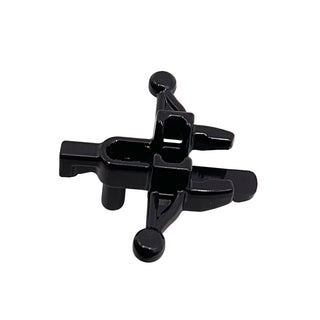 Minifigure, Weapon Crossbow with Mini Blaster / Shooter, Part# 20105 Part LEGO® Black