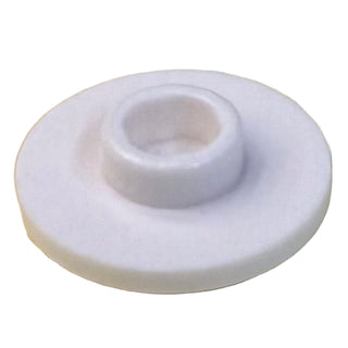 Minifigure, Utensil Tea Saucer with Hollow Stud Part #38799 Part LEGO® White