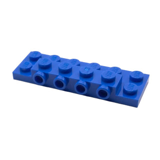 Plate, Modified 2 x 6 x 2/3 with 4 Studs on Side, Part# 87609 Part LEGO® Blue