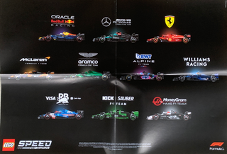 Ultimate Formula 1 Race Cars Poster 2025, 6567509 - LEGO® Speed Champions Gear