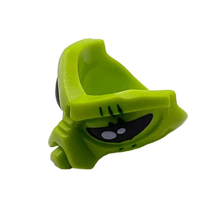 Face, Alien with Black Eyes Pattern (Commander), Part# 95201pb01 Part LEGO®