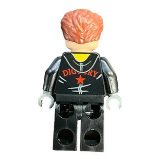 Cedric Diggory - Black and Yellow Uniform, Shirt Tail, hp179b Minifigure LEGO®