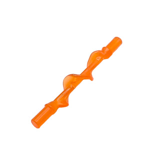 Power Burst, Bolt Spiral with Bar Ends, Part# 35032d Part LEGO® Trans-Orange