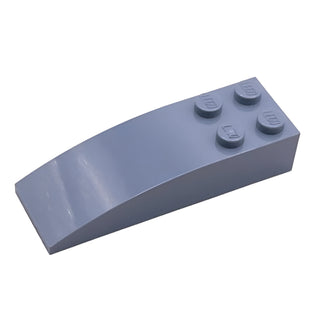 Slope, Curved 6 x 2, Part # 44126 Part LEGO® Sand Blue
