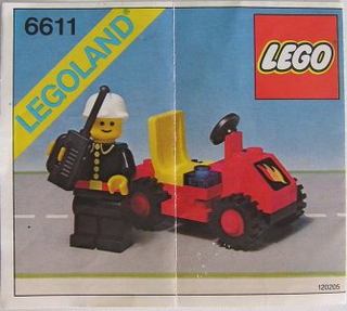 Fire Chief's Car, 6611 Building Kit LEGO®   
