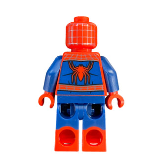 Spider-Man - Dark Blue Arms and Legs, Red Boots, Silver Webbing, Costume Tears, sh1057 Minifigure LEGO®