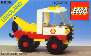 6628 Shell Tow Truck, LEGO® Classic Town Set Building Kit LEGO®