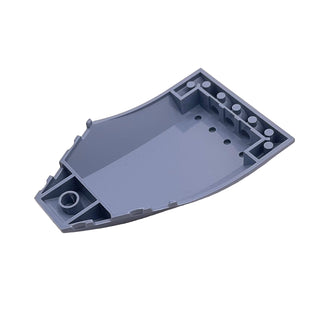 Windscreen 10 x 6 x 2 Curved with SW Bad Batch Shuttle with Dark Red Windows, Red Reflections, and Dark Bluish Gray Panels Pattern, Part# 45705pb030 Part LEGO®