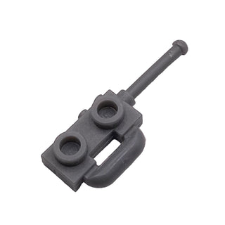 Minifigure, Utensil Radio (Walkie-Talkie) with Extended Handle, Part# 3962b Part LEGO® Dark Bluish Gray