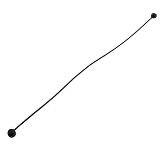 String with End Studs (20L Overall) with (Same Color) Studs Pattern, Part# x127c20pb01 Part LEGO® Black