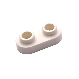 Plate, Round 1x2 with Open Studs, Part# 35480 Part LEGO® White