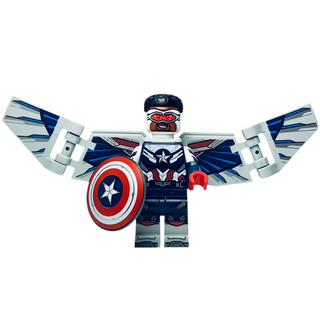 Captain America, colmar-5 Minifigure LEGO® With accessories & stand