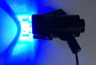 LED Light-Up Blaster, USB & DIY System, LBGU Custom Parts United Brick Co® Blue