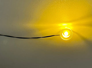 1x1 Stud LED Light-up Round Plate, USB Powered, LS1x1RP Custom Parts United Brick Co® Yellow