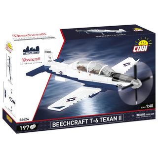 Beechcraft T-6 Texan II Turboprop Blue/White Plane: COBI Set #26624 Building Kit Cobi Toys