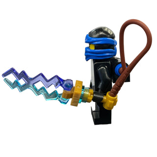Jay (Deepstone Armor) - Possession, Lightning Pack with Yellow Danger Stripes and Gold Lightning Reactor Pattern (Sticker), njo0184s Minifigure LEGO®