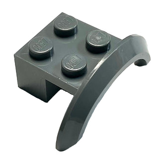 Vehicle, Mudguard 4 x 2 1/2 x 1 with Arch Round, Part# 98282 Part LEGO® Dark Bluish Gray