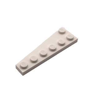 Wedge, Plate 6 x 2 Right, Part# 78444 Part LEGO® White