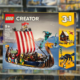 Viking Ship and the Midgard Serpent, 31132 Building Kit LEGO®
