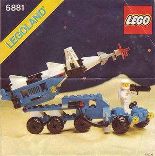 6881-Lunar Rocket Launcher - INSTRUCTIONS ONLY Instructions LEGO®
