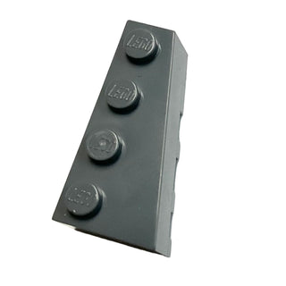 Wedge 4 x 2 Right, Part# 41767 Part LEGO® Dark Bluish Gray