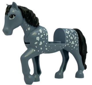 Horse with Molded Black Tail and Mane and Printed White Spots Lego® Animals LEGO®