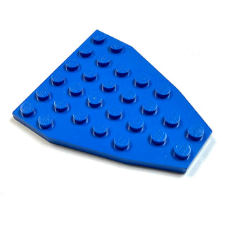 Wedge, Plate 7 x 6 without Stud Notches (Boat Bow Plate), Part# 2625 Part LEGO® Blue Very Good